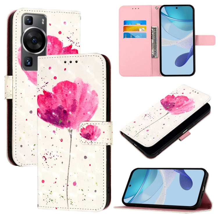 3D Painting Horizontal Flip Leather Phone Case, For Huawei P60, For Huawei P60 Pro, For Huawei Enjoy 50 Pro 4G / Nova Y90, For Huawei Enjoy 50 4G / Nova Y70 Plus, For Huawei P50 Pro, For Huawei P50