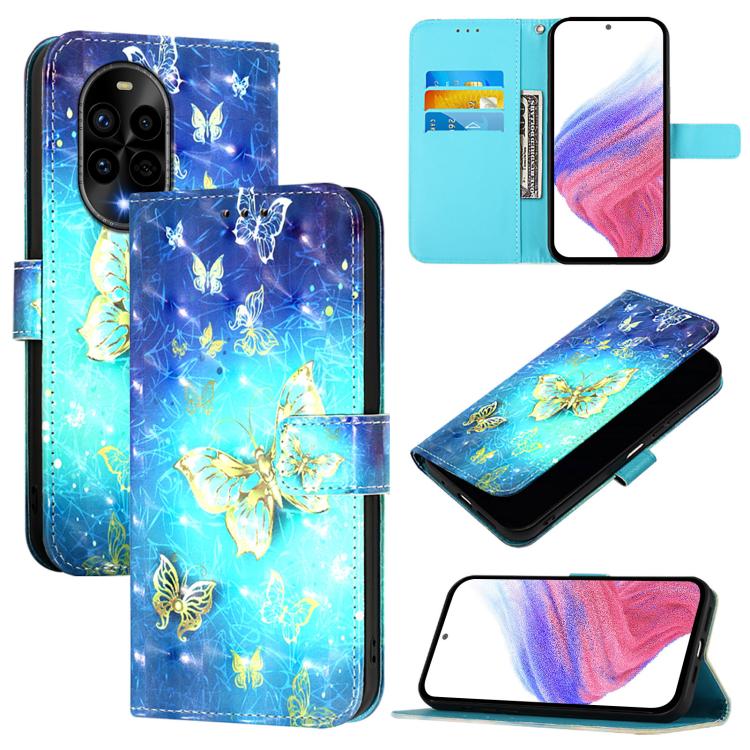 3D Painting Horizontal Flip Leather Phone Case, For Huawei Pura 90 Pro Max, For Huawei Pura 90 Pro, For Huawei Mate 70 Air, For Huawei nova 13 Pro, For Huawei nova 13 / nova 12, For Huawei nova 12i Global