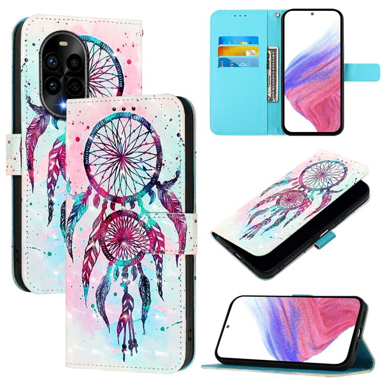 3D Painting Horizontal Flip Leather Phone Case, For Huawei Pura 90 Pro Max, For Huawei Pura 90 Pro, For Huawei Mate 70 Air, For Huawei nova 13 Pro, For Huawei nova 13 / nova 12, For Huawei nova 12i Global