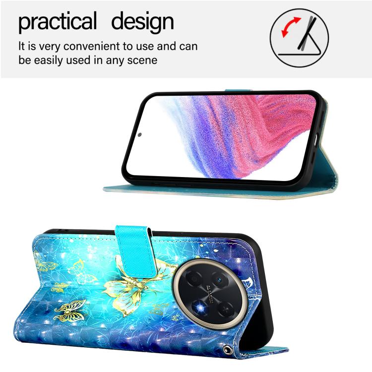 3D Painting Horizontal Flip Leather Phone Case, For Huawei Pura 90 Pro Max, For Huawei Pura 90 Pro, For Huawei Mate 70 Air, For Huawei nova 13 Pro, For Huawei nova 13 / nova 12, For Huawei nova 12i Global