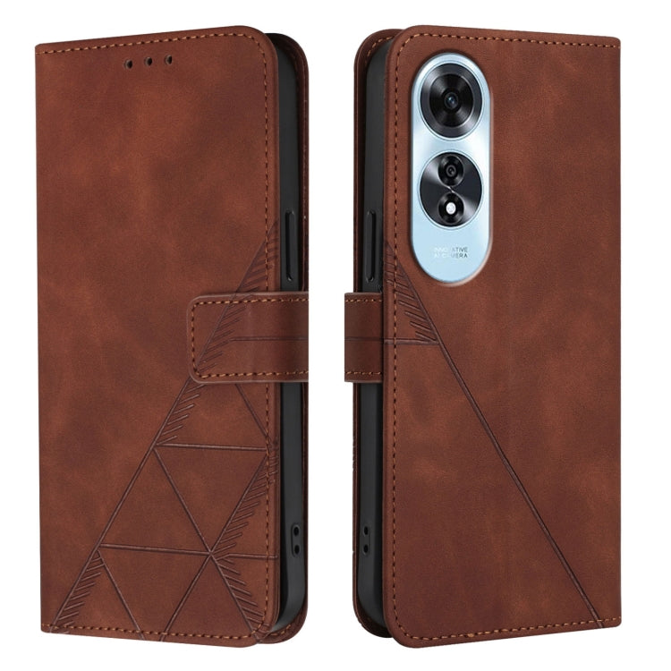 Crossbody 3D Embossed Flip Leather Phone Case, For OPPO A60 4G Global, For OPPO A3 Pro 5G Global, For OPPO Reno11 5G Global, For OPPO Reno11 Pro 5G Global, For OPPO A38 4G Global, For OPPO Reno10 / 10 Pro Global, For OPPO A32 2020 4G / A53 2020 4G     ...