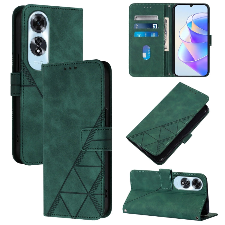 Crossbody 3D Embossed Flip Leather Phone Case, For OPPO A60 4G Global, For OPPO A3 Pro 5G Global, For OPPO Reno11 5G Global, For OPPO Reno11 Pro 5G Global, For OPPO A38 4G Global, For OPPO Reno10 / 10 Pro Global, For OPPO A32 2020 4G / A53 2020 4G     ...
