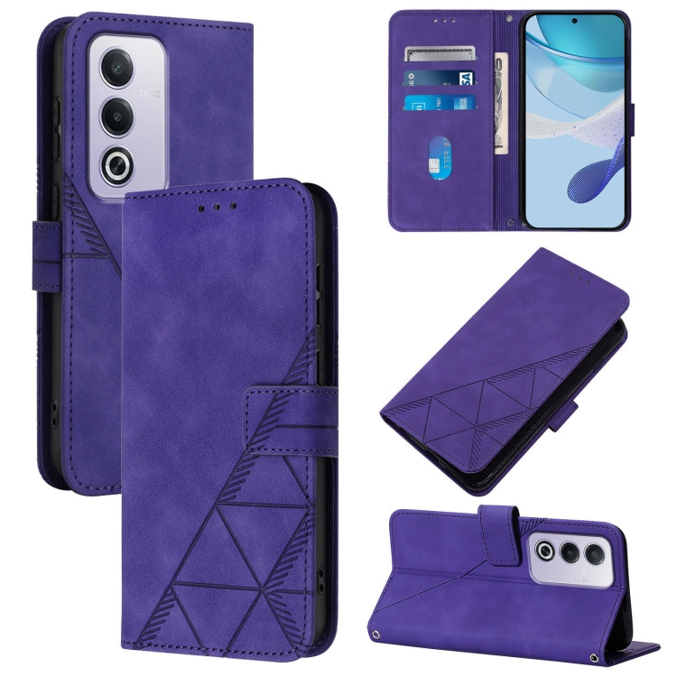 Crossbody 3D Embossed Flip Leather Phone Case, For OPPO A60 4G Global, For OPPO A3 Pro 5G Global, For OPPO Reno11 5G Global, For OPPO Reno11 Pro 5G Global, For OPPO A38 4G Global, For OPPO Reno10 / 10 Pro Global, For OPPO A32 2020 4G / A53 2020 4G     ...