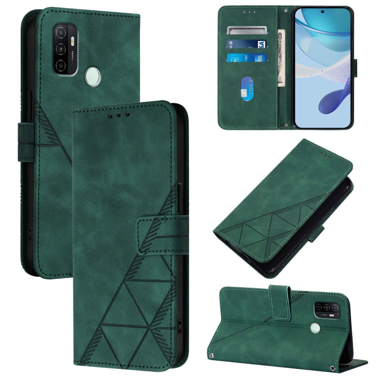 Crossbody 3D Embossed Flip Leather Phone Case, For OPPO A60 4G Global, For OPPO A3 Pro 5G Global, For OPPO Reno11 5G Global, For OPPO Reno11 Pro 5G Global, For OPPO A38 4G Global, For OPPO Reno10 / 10 Pro Global, For OPPO A32 2020 4G / A53 2020 4G     ...