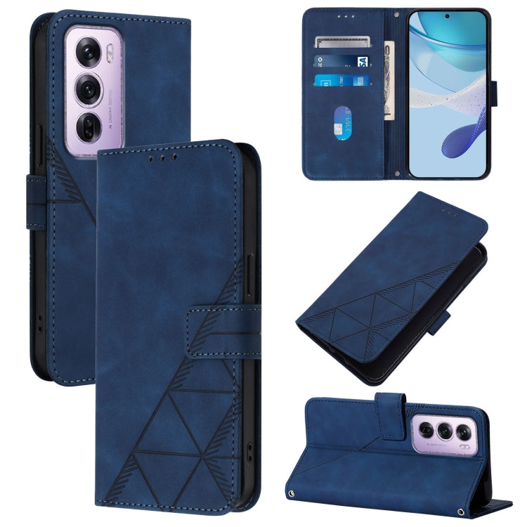 Crossbody 3D Embossed Flip Leather Phone Case, For OPPO A5 Pro 5G Global, For OPPO Reno13 F 5G Global, For OPPO A5 Pro China, For OPPO A80 5G EU, For OPPO K12x 5G Global, For OPPO Reno12 F 5G Global, For OPPO Reno12 Pro Global, For OPPO Reno12 Global