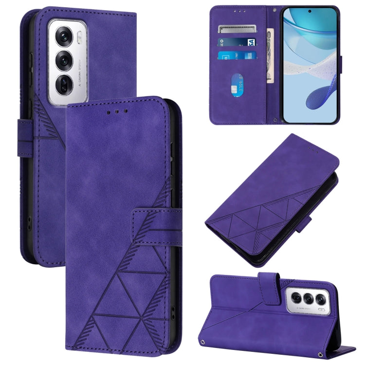 Crossbody 3D Embossed Flip Leather Phone Case, For OPPO A5 Pro 5G Global, For OPPO Reno13 F 5G Global, For OPPO A5 Pro China, For OPPO A80 5G EU, For OPPO K12x 5G Global, For OPPO Reno12 F 5G Global, For OPPO Reno12 Pro Global, For OPPO Reno12 Global