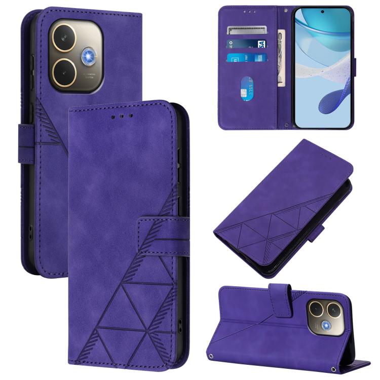 Crossbody 3D Embossed Flip Leather Phone Case, For OPPO A5 Pro 5G Global, For OPPO Reno13 F 5G Global, For OPPO A5 Pro China, For OPPO A80 5G EU, For OPPO K12x 5G Global, For OPPO Reno12 F 5G Global, For OPPO Reno12 Pro Global, For OPPO Reno12 Global