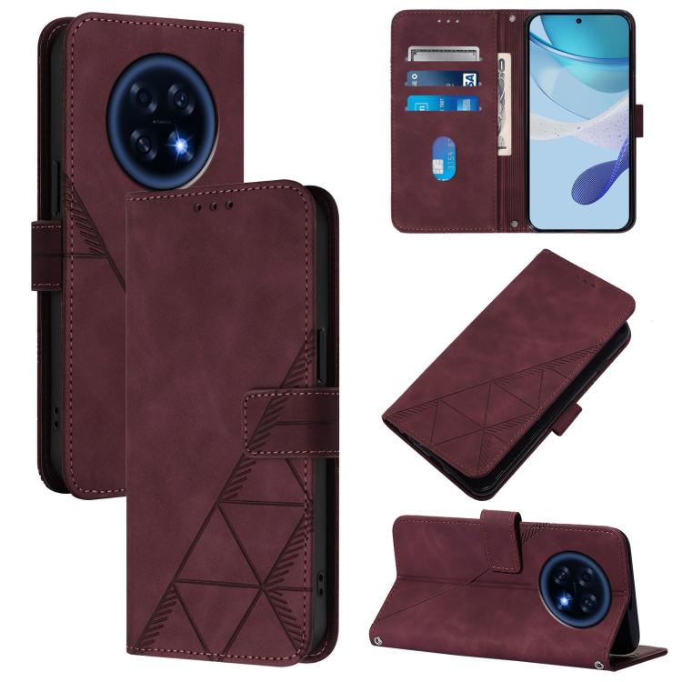 Crossbody 3D Embossed Flip Leather Phone Case, For OPPO Reno16 F/Reno16 FS 5G, For OPPO Reno16 Global/Reno16 Pro Global, For OPPO Find X9s Pro 5G, For OPPO Find X9 Ultra, For OPPO Find X9, For OPPO A6 GT 5G, For OPPO Find X9 Pro, For OPPO K13 Turbo 5G