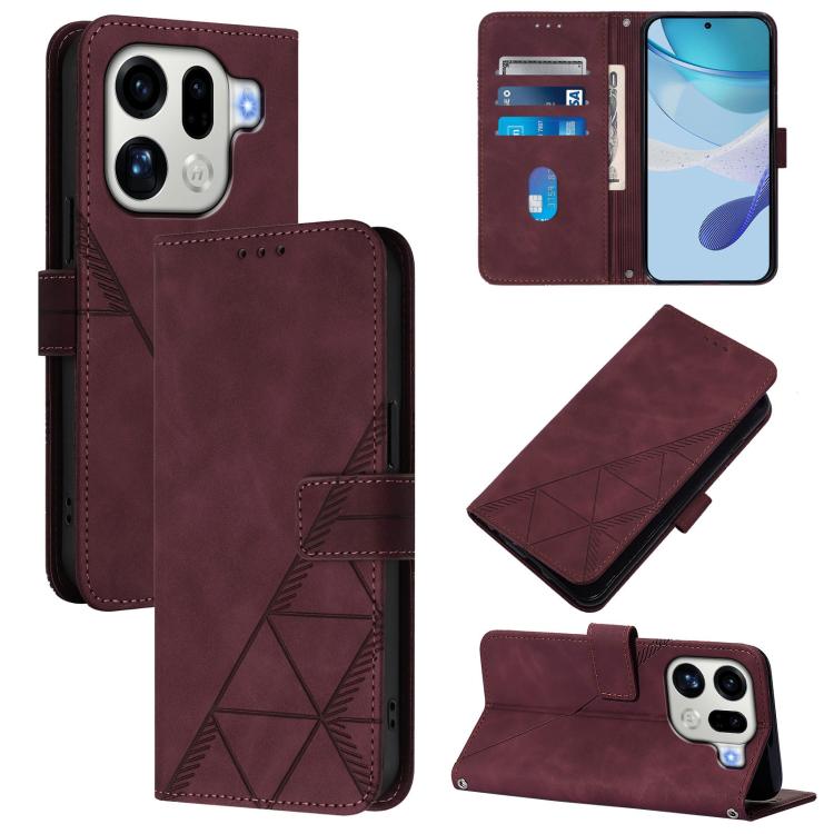 Crossbody 3D Embossed Flip Leather Phone Case, For OPPO Reno16 F/Reno16 FS 5G, For OPPO Reno16 Global/Reno16 Pro Global, For OPPO Find X9s Pro 5G, For OPPO Find X9 Ultra, For OPPO Find X9, For OPPO A6 GT 5G, For OPPO Find X9 Pro, For OPPO K13 Turbo 5G