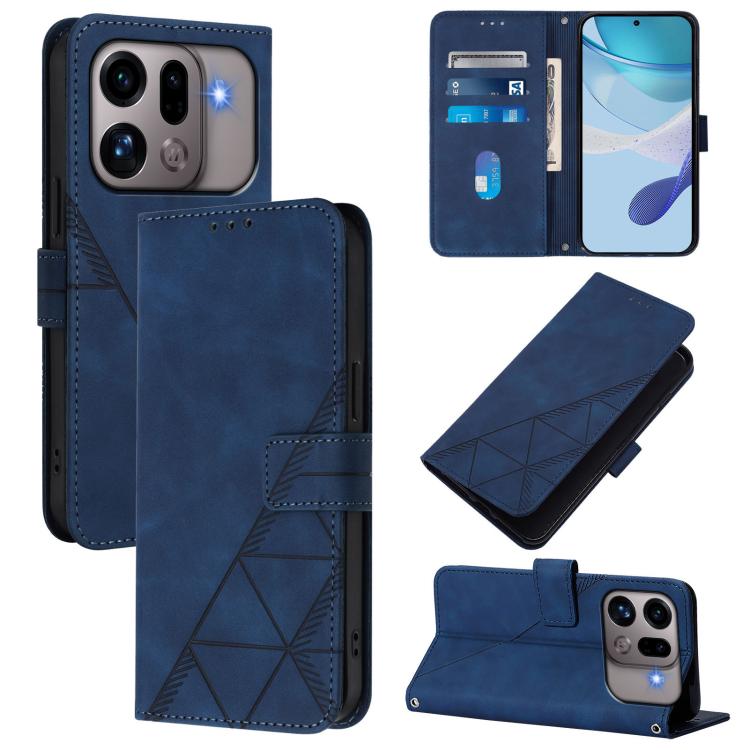 Crossbody 3D Embossed Flip Leather Phone Case, For OPPO Reno16 F/Reno16 FS 5G, For OPPO Reno16 Global/Reno16 Pro Global, For OPPO Find X9s Pro 5G, For OPPO Find X9 Ultra, For OPPO Find X9, For OPPO A6 GT 5G, For OPPO Find X9 Pro, For OPPO K13 Turbo 5G