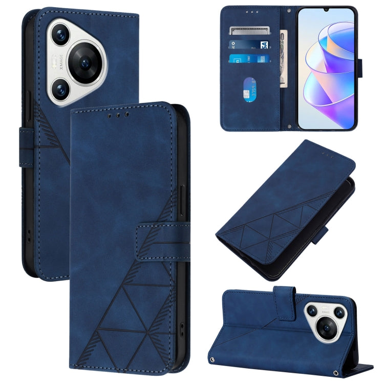Crossbody 3D Embossed Flip Leather Phone Case, For Huawei Nova 13 Pro, For Huawei Nova 13 / Nova 12, For Huawei Nova 12i 4G Global, For Huawei Nova 12s 4G Global, For Huawei Pura 70 Pro, For Huawei Pura 70, For Huawei Mate 60, For Huawei Mate 60 Pro