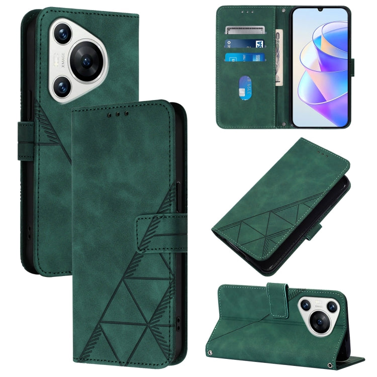 Crossbody 3D Embossed Flip Leather Phone Case, For Huawei Nova 13 Pro, For Huawei Nova 13 / Nova 12, For Huawei Nova 12i 4G Global, For Huawei Nova 12s 4G Global, For Huawei Pura 70 Pro, For Huawei Pura 70, For Huawei Mate 60, For Huawei Mate 60 Pro