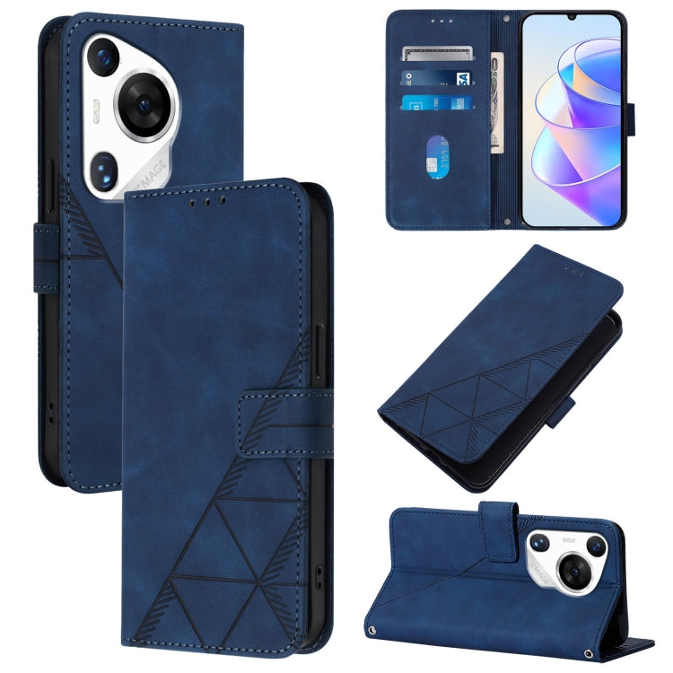 Crossbody 3D Embossed Flip Leather Phone Case, For Huawei Nova 13 Pro, For Huawei Nova 13 / Nova 12, For Huawei Nova 12i 4G Global, For Huawei Nova 12s 4G Global, For Huawei Pura 70 Pro, For Huawei Pura 70, For Huawei Mate 60, For Huawei Mate 60 Pro