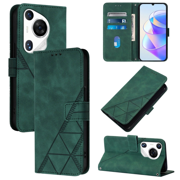 Crossbody 3D Embossed Flip Leather Phone Case, For Huawei Nova 13 Pro, For Huawei Nova 13 / Nova 12, For Huawei Nova 12i 4G Global, For Huawei Nova 12s 4G Global, For Huawei Pura 70 Pro, For Huawei Pura 70, For Huawei Mate 60, For Huawei Mate 60 Pro