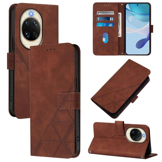 Crossbody 3D Embossed Flip Leather Phone Case, For Huawei nova 14 5G, For Huawei nova 16, For Huawei Pura 90 Pro Max 5G, For Huawei Pura 90 Pro 5G, For Huawei Mate 70 Air 5G, For Huawei Enjoy 80s 4G, For Huawei nova 14 Ultra 5G, For Huawei nova 14 Pro 5G