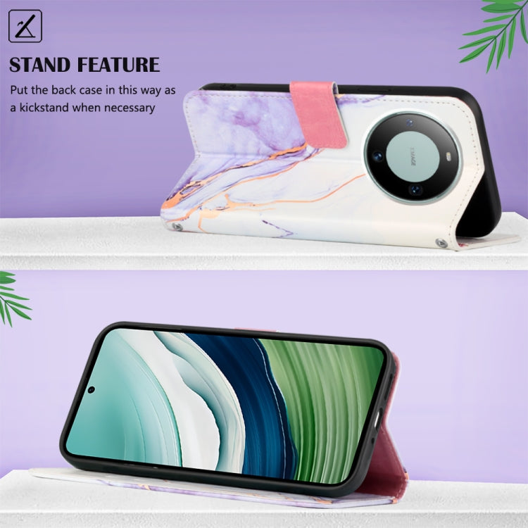 PT003 Marble Pattern Flip Leather Phone Case, For Huawei Mate 60, For Huawei Mate 60 Pro, For Huawei P60 Art, For Huawei P60 / P60 Pro, For Huawei Enjoy 50 Pro / nova Y90, For Huawei Enjoy 50 / nova Y70 Plus, For Huawei nova 9, For Huawei P50 Pro      ...