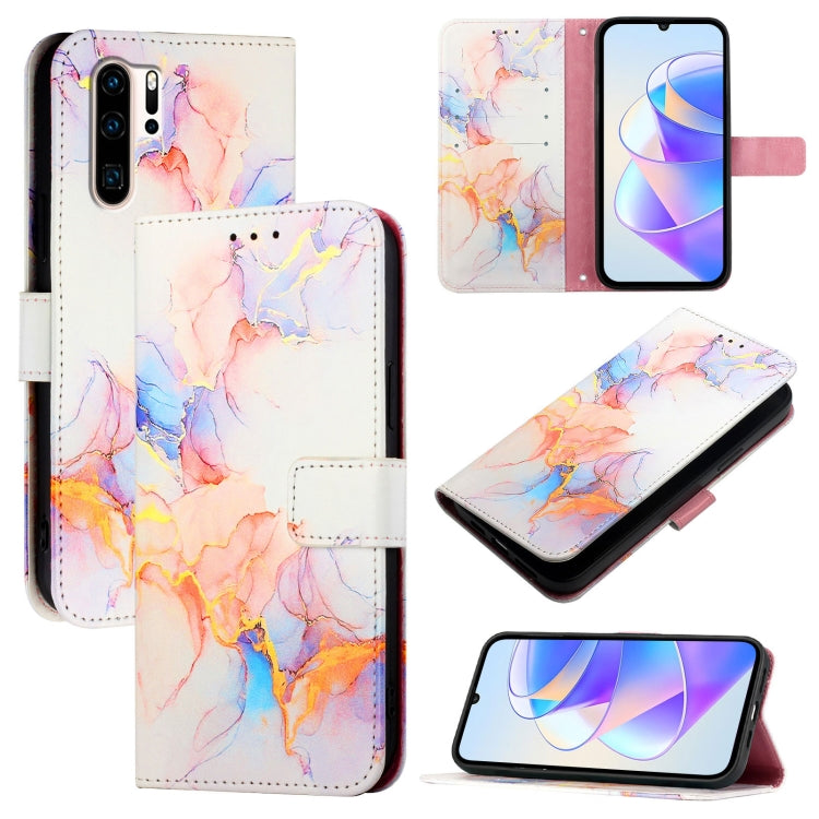 PT003 Marble Pattern Flip Leather Phone Case, For Huawei Enjoy 20 SE / Y7a / P smart 2021, For Huawei P40 lite / nova 6 SE, For Huawei P40 Pro, For Huawei P40, For Huawei P Smart Z / Y9 Prime 2019, For Huawei Enjoy 9s / P Smart+ 2019                   ...
