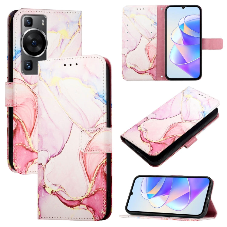PT003 Marble Pattern Flip Leather Phone Case, For Huawei P60 / P60 Pro, For Huawei Enjoy 50 Pro / nova Y90, For Huawei Enjoy 50 / nova Y70 Plus, For Huawei nova 9, For Huawei P50 Pro, For Huawei P50, For Huawei Enjoy 20 SE / Y7a / P smart 2021         ...