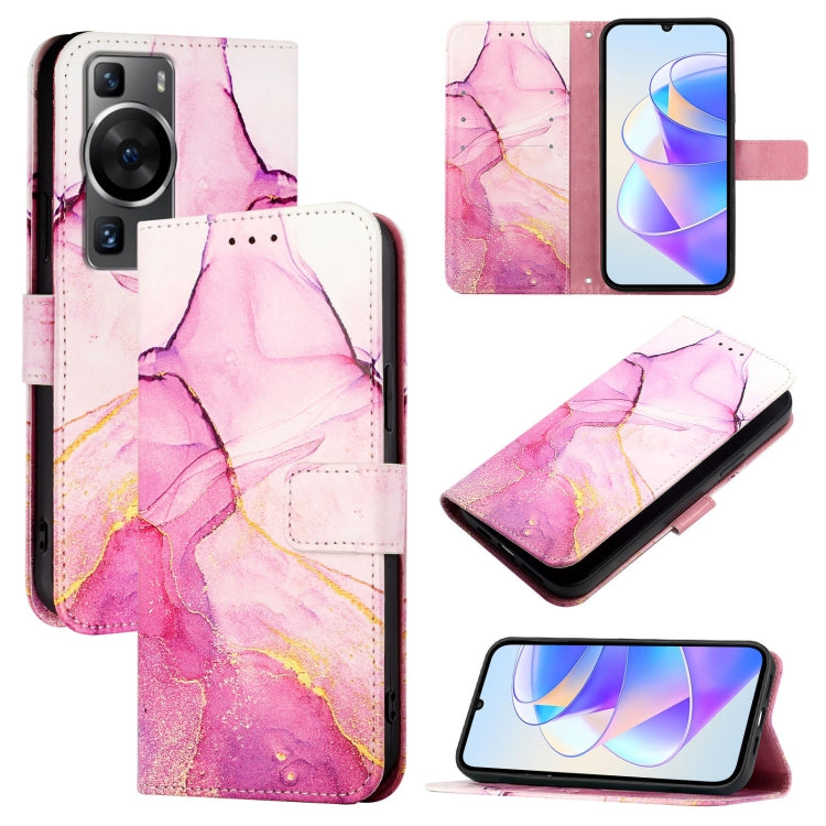 PT003 Marble Pattern Flip Leather Phone Case, For Huawei P60 / P60 Pro, For Huawei Enjoy 50 Pro / nova Y90, For Huawei Enjoy 50 / nova Y70 Plus, For Huawei nova 9, For Huawei P50 Pro, For Huawei P50, For Huawei Enjoy 20 SE / Y7a / P smart 2021         ...