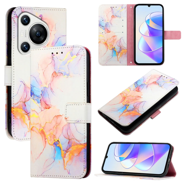 PT003 Marble Pattern Flip Leather Phone Case, For Huawei Pura 90 Pro Max, For Huawei Pura 90 Pro, For Huawei Mate 70 Air, For Huawei nova 13 Pro, For Huawei nova 13 / nova 12, For Huawei Pura 70 Pro / 70 Pro+, For Huawei nova 12i 4G Global             ...