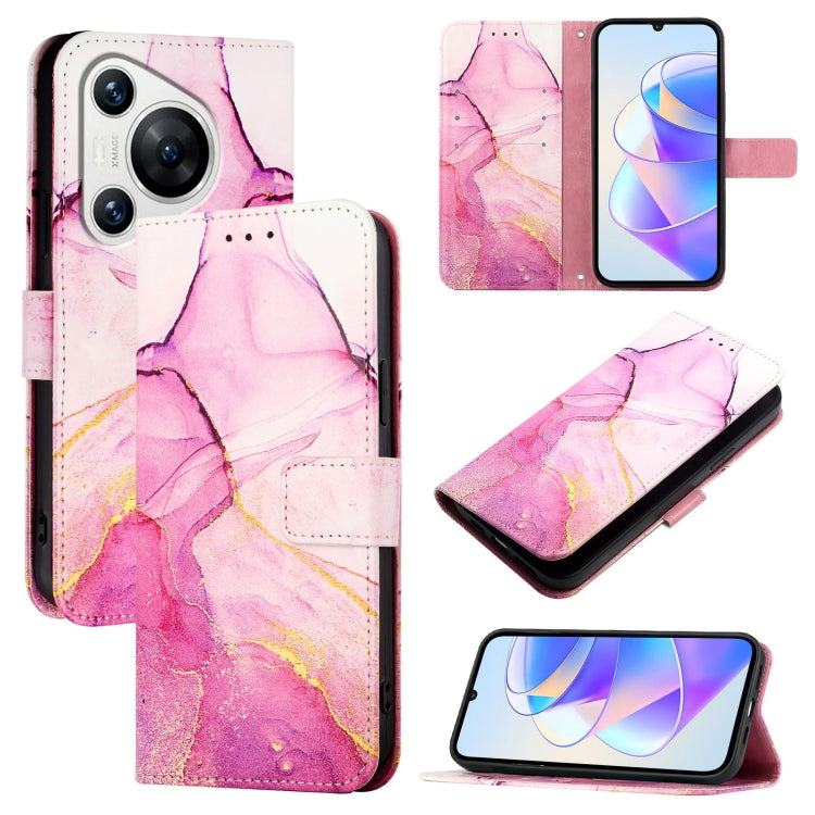 PT003 Marble Pattern Flip Leather Phone Case, For Huawei Pura 90 Pro Max, For Huawei Pura 90 Pro, For Huawei Mate 70 Air, For Huawei nova 13 Pro, For Huawei nova 13 / nova 12, For Huawei Pura 70 Pro / 70 Pro+, For Huawei nova 12i 4G Global             ...