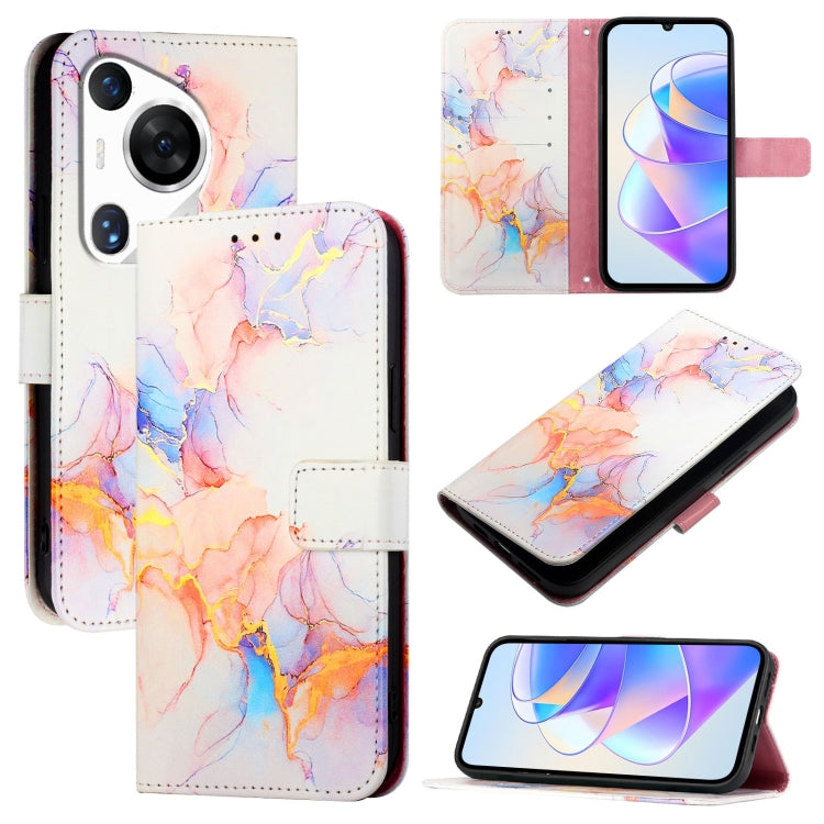 PT003 Marble Pattern Flip Leather Phone Case, For Huawei nova 13 Pro, For Huawei nova 13 / nova 12, For Huawei Pura 70 Pro / 70 Pro+, For Huawei nova 12i 4G Global, For Huawei nova 12s 4G Global, For Huawei Pura 70, For Huawei Mate 60                  ...