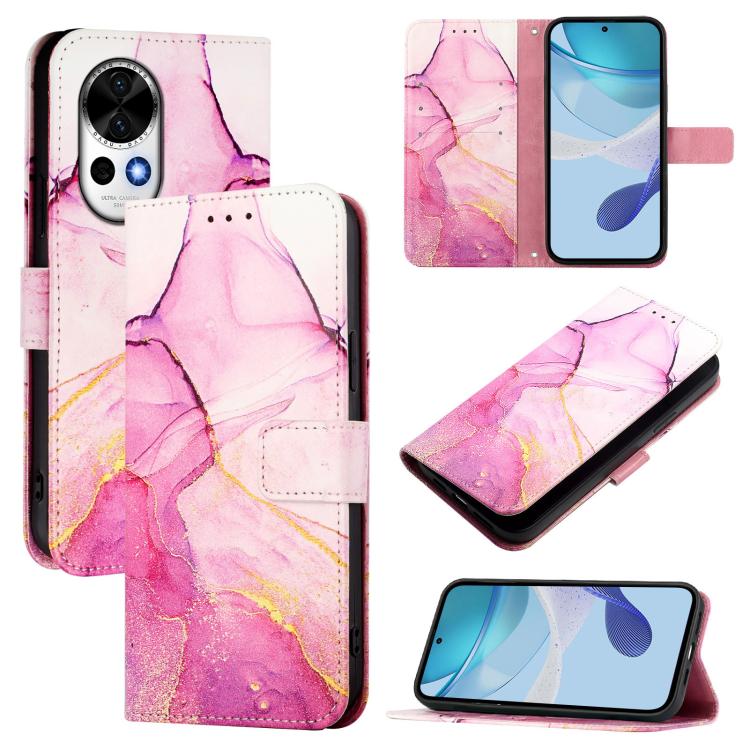 PT003 Marble Pattern Flip Leather Phone Case, For Huawei nova 13 Pro, For Huawei nova 13 / nova 12, For Huawei Pura 70 Pro / 70 Pro+, For Huawei nova 12i 4G Global, For Huawei nova 12s 4G Global, For Huawei Pura 70, For Huawei Mate 60                  ...