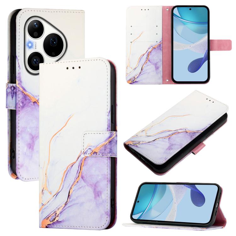PT003 Marble Pattern Flip Leather Phone Case, For Huawei Pura 90 Pro Max, For Huawei Pura 90 Pro, For Huawei Mate 70 Air, For Huawei nova 13 Pro, For Huawei nova 13 / nova 12, For Huawei Pura 70 Pro / 70 Pro+, For Huawei nova 12i 4G Global             ...