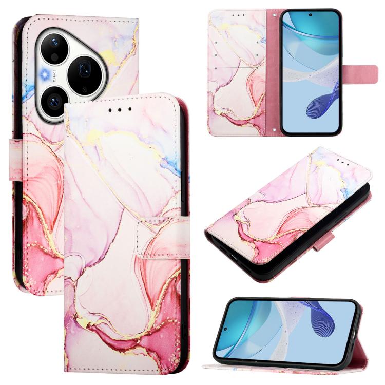 PT003 Marble Pattern Flip Leather Phone Case, For Huawei Pura 90 Pro Max, For Huawei Pura 90 Pro, For Huawei Mate 70 Air, For Huawei nova 13 Pro, For Huawei nova 13 / nova 12, For Huawei Pura 70 Pro / 70 Pro+, For Huawei nova 12i 4G Global             ...