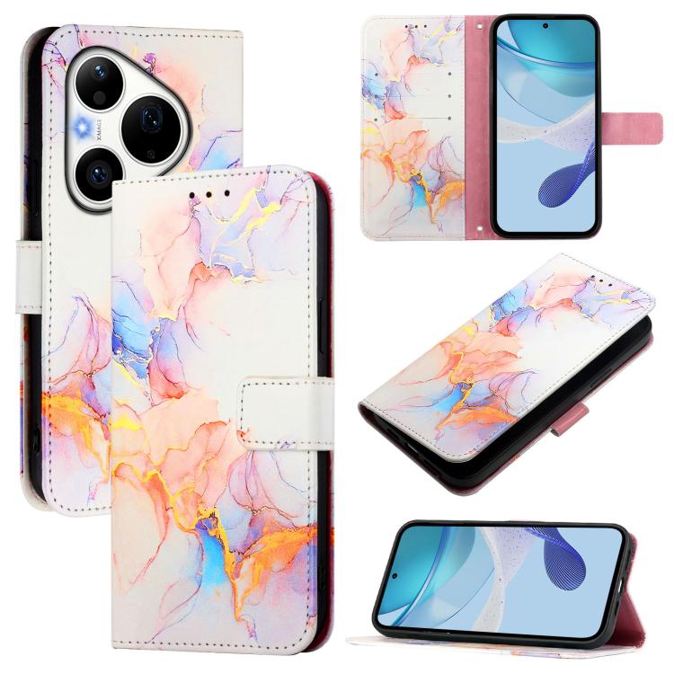 PT003 Marble Pattern Flip Leather Phone Case, For Huawei Pura 90 Pro Max, For Huawei Pura 90 Pro, For Huawei Mate 70 Air, For Huawei nova 13 Pro, For Huawei nova 13 / nova 12, For Huawei Pura 70 Pro / 70 Pro+, For Huawei nova 12i 4G Global             ...