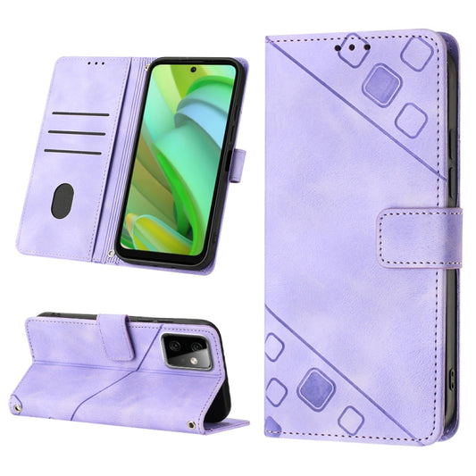 Skin Feel Embossed Leather Phone Case, For Motorola Moto G Power 2023, For Motorola Moto G73, For Motorola Edge 30 Neo, For Motorola Moto G22 / E22s / E32 India, For Motorola Edge 2022 / Edge 5G UW 2022, For Motorola Moto G42                           ...