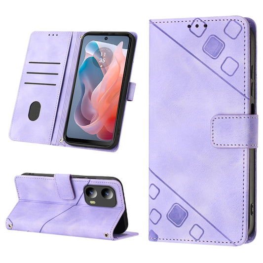 Skin Feel Embossed Leather Phone Case, For Motorola Moto G Play 5G 2024, For Motorola Moto G Power 5G 2024, For Motorola Edge 40 5G / Edge 2023 US, For Motorola Moto G84, For Motorola Moto G54, For Motorola Edge 40 Neo, For Motorola Moto G14           ...