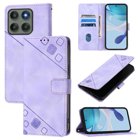 Skin Feel Embossed Leather Phone Case, For Motorola Edge 60 Pro / 60s Pro 5G, For Motorola Edge 60 Fusion 5G Global, For Motorola Moto G Stylus 5G 2025 Global, For Motorola Moto G15 / G15 Power, For Motorola Moto G05, For Motorola Moto G15             ...