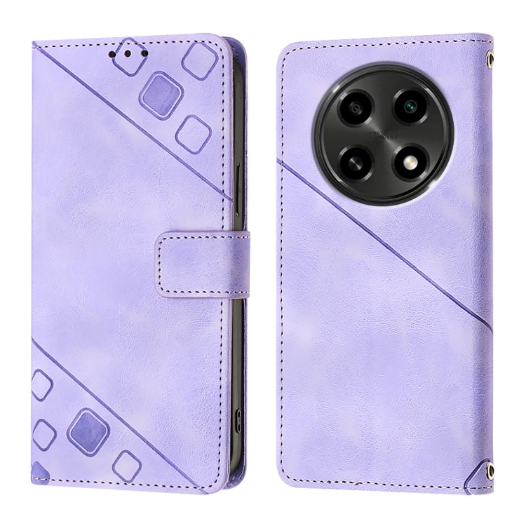 Skin-feel Embossed Leather Phone Case, For OPPO A2 Pro 5G / A3 Pro 5G, For OPPO A3 Pro 5G Global, For OPPO F25 Pro 5G India, For OPPO Reno 11F 5G Global, For OPPO Find X7, For OPPO Reno11 5G Global, For OPPO Reno11 Pro 5G Global, For OPPO Find X7 Ultra
