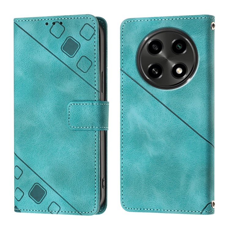Skin-feel Embossed Leather Phone Case, For OPPO A2 Pro 5G / A3 Pro 5G, For OPPO A3 Pro 5G Global, For OPPO F25 Pro 5G India, For OPPO Reno 11F 5G Global, For OPPO Find X7, For OPPO Reno11 5G Global, For OPPO Reno11 Pro 5G Global, For OPPO Find X7 Ultra