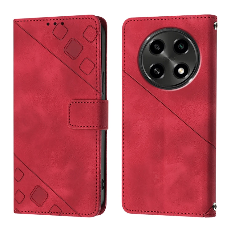 Skin-feel Embossed Leather Phone Case, For OPPO A2 Pro 5G / A3 Pro 5G, For OPPO A3 Pro 5G Global, For OPPO F25 Pro 5G India, For OPPO Reno 11F 5G Global, For OPPO Find X7, For OPPO Reno11 5G Global, For OPPO Reno11 Pro 5G Global, For OPPO Find X7 Ultra
