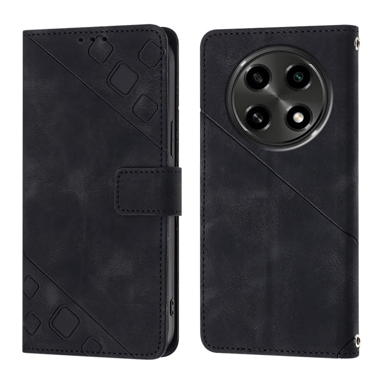 Skin-feel Embossed Leather Phone Case, For OPPO A2 Pro 5G / A3 Pro 5G, For OPPO A3 Pro 5G Global, For OPPO F25 Pro 5G India, For OPPO Reno 11F 5G Global, For OPPO Find X7, For OPPO Reno11 5G Global, For OPPO Reno11 Pro 5G Global, For OPPO Find X7 Ultra