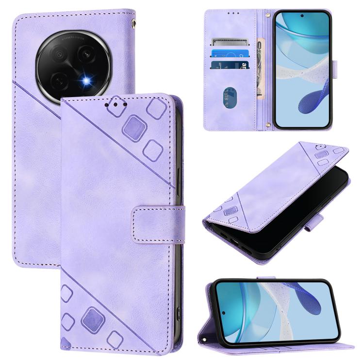 Skin-feel Embossed Leather Phone Case, For OPPO Reno13 F 5G Global, For OPPO A5 Pro China, For OPPO A80 5G EU Version, For OPPO K12x 5G Global, For OPPO A3 Pro 5G India, For OPPO Reno12 F 5G Global, For OPPO Reno12 Pro Global, For OPPO Reno12 5G Global