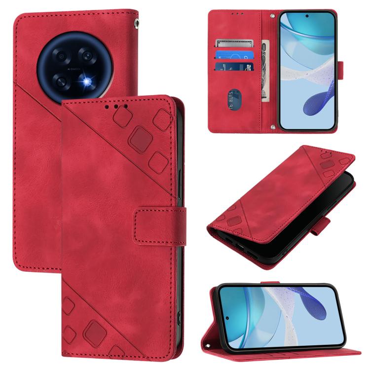 Skin-feel Embossed Leather Phone Case, For OPPO Reno16 F / Reno16 FS 5G, For OPPO Reno16 / Reno16 Pro 5G Global, For OPPO Find X9s Pro 5G, For OPPO Find X9 Ultra, For OPPO A6s Pro 4G, For OPPO Find X9, For OPPO A6 GT 5G, For OPPO Find X9 Pro