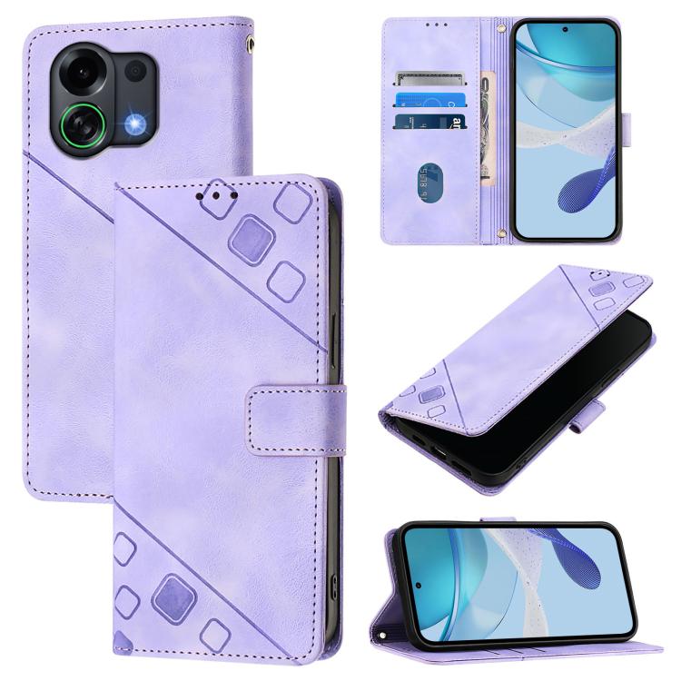 Skin-feel Embossed Leather Phone Case, For OPPO K13 Turbo 5G, For OPPO Reno14 F 5G, For OPPO A5x 4G Global / 5G Global, For OPPO A5 5G Global / A3 Pro 5G Global, For OPPO Reno14 Pro 5G Global, For OPPO Reno14 5G Global, For OPPO A5 Pro 5G Global       ...