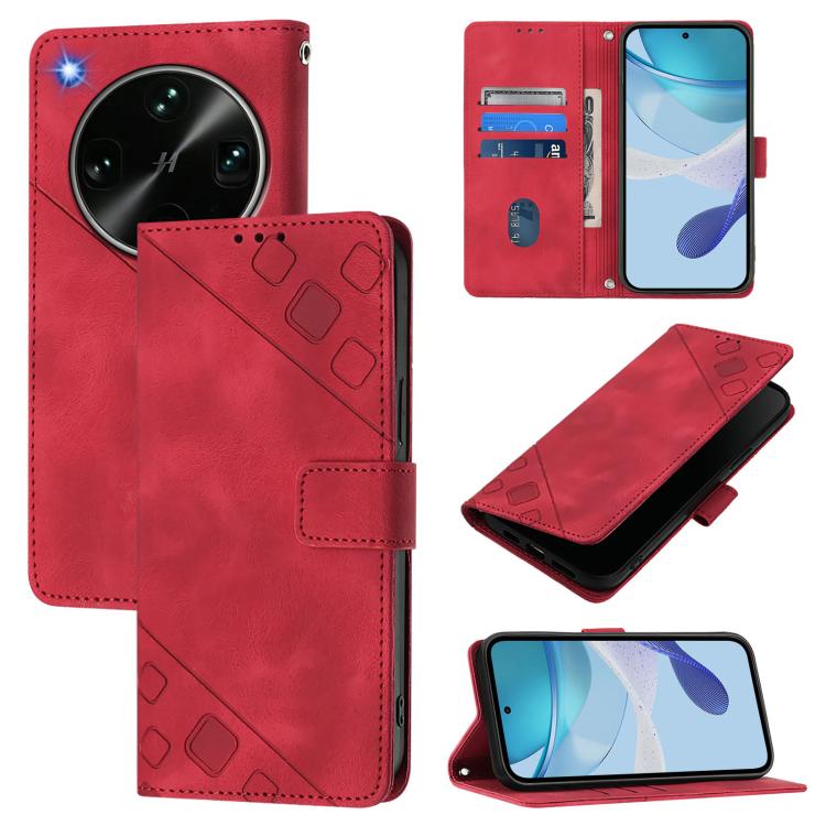 Skin-feel Embossed Leather Phone Case, For OPPO Reno16 F / Reno16 FS 5G, For OPPO Reno16 / Reno16 Pro 5G Global, For OPPO Find X9s Pro 5G, For OPPO Find X9 Ultra, For OPPO A6s Pro 4G, For OPPO Find X9, For OPPO A6 GT 5G, For OPPO Find X9 Pro