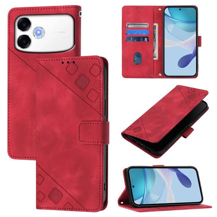 Skin-feel Embossed Leather Phone Case, For OPPO Reno16 F / Reno16 FS 5G, For OPPO Reno16 / Reno16 Pro 5G Global, For OPPO Find X9s Pro 5G, For OPPO Find X9 Ultra, For OPPO A6s Pro 4G, For OPPO Find X9, For OPPO A6 GT 5G, For OPPO Find X9 Pro