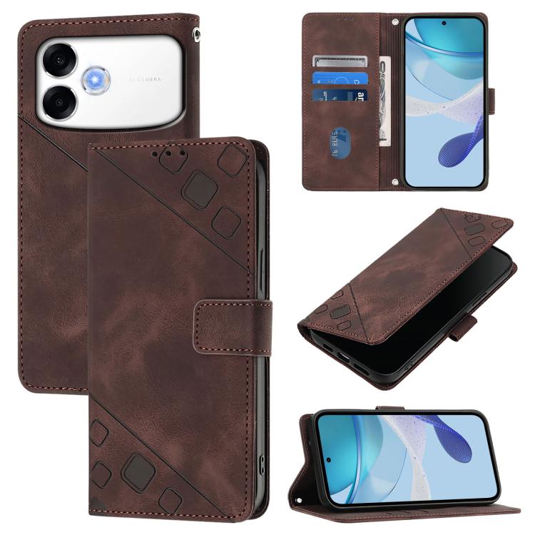 Skin-feel Embossed Leather Phone Case, For OPPO Reno16 F / Reno16 FS 5G, For OPPO Reno16 / Reno16 Pro 5G Global, For OPPO Find X9s Pro 5G, For OPPO Find X9 Ultra, For OPPO A6s Pro 4G, For OPPO Find X9, For OPPO A6 GT 5G, For OPPO Find X9 Pro