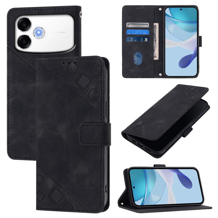 Skin-feel Embossed Leather Phone Case, For OPPO Reno16 F / Reno16 FS 5G, For OPPO Reno16 / Reno16 Pro 5G Global, For OPPO Find X9s Pro 5G, For OPPO Find X9 Ultra, For OPPO A6s Pro 4G, For OPPO Find X9, For OPPO A6 GT 5G, For OPPO Find X9 Pro