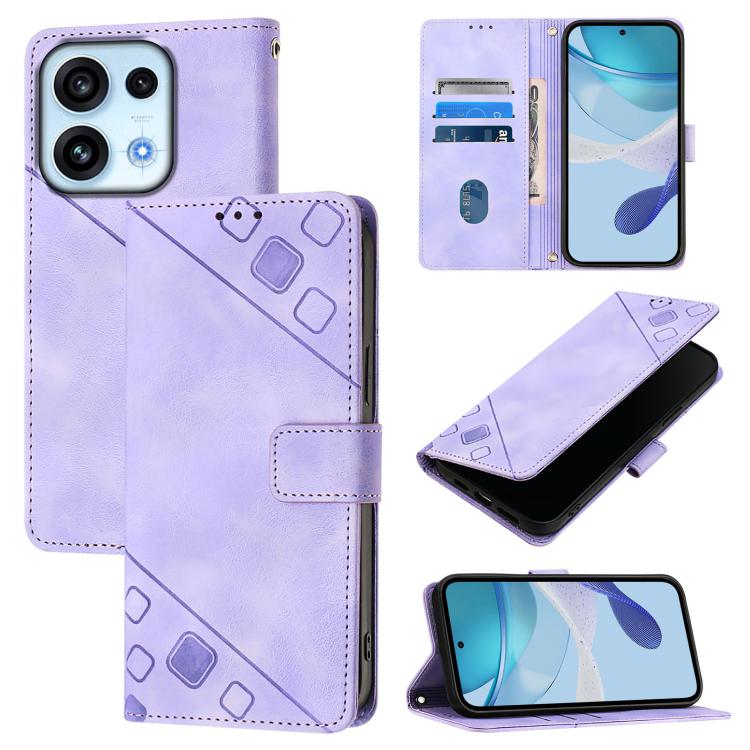 Skin-feel Embossed Leather Phone Case, For OPPO Reno16 F / Reno16 FS 5G, For OPPO Reno16 / Reno16 Pro 5G Global, For OPPO Find X9s Pro 5G, For OPPO Find X9 Ultra, For OPPO A6s Pro 4G, For OPPO Find X9, For OPPO A6 GT 5G, For OPPO Find X9 Pro