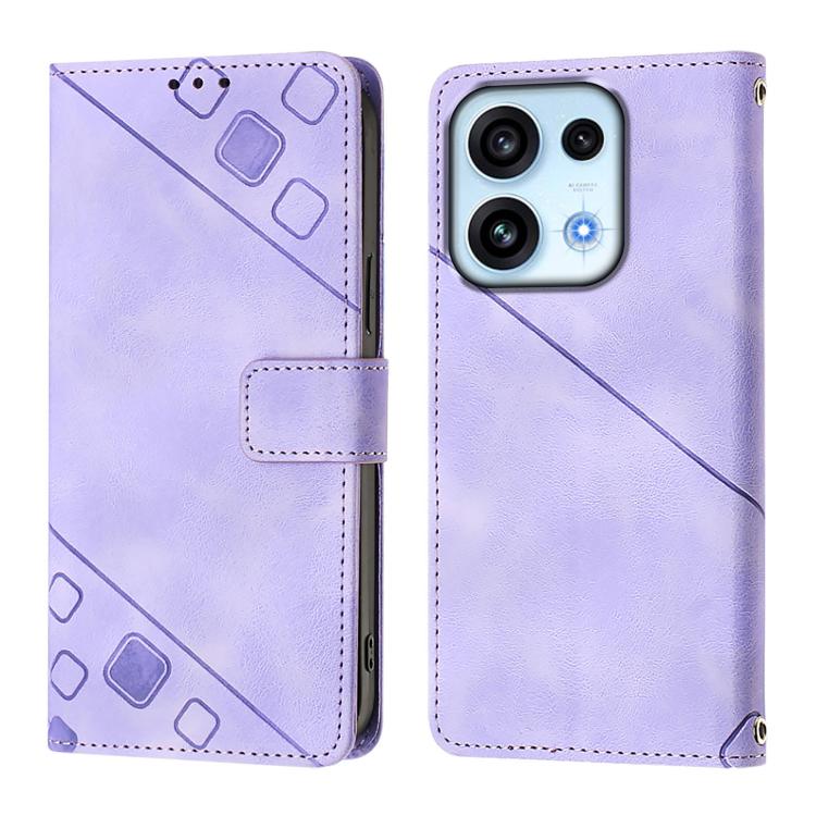 Skin-feel Embossed Leather Phone Case, For OPPO Reno16 F / Reno16 FS 5G, For OPPO Reno16 / Reno16 Pro 5G Global, For OPPO Find X9s Pro 5G, For OPPO Find X9 Ultra, For OPPO A6s Pro 4G, For OPPO Find X9, For OPPO A6 GT 5G, For OPPO Find X9 Pro