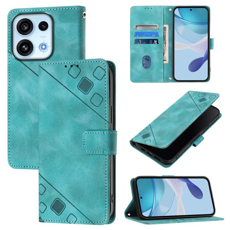 Skin-feel Embossed Leather Phone Case, For OPPO Reno16 F / Reno16 FS 5G, For OPPO Reno16 / Reno16 Pro 5G Global, For OPPO Find X9s Pro 5G, For OPPO Find X9 Ultra, For OPPO A6s Pro 4G, For OPPO Find X9, For OPPO A6 GT 5G, For OPPO Find X9 Pro