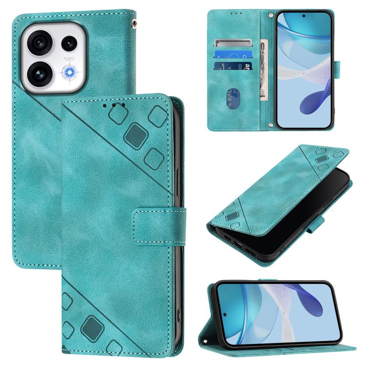 Skin-feel Embossed Leather Phone Case, For OPPO Reno16 F / Reno16 FS 5G, For OPPO Reno16 / Reno16 Pro 5G Global, For OPPO Find X9s Pro 5G, For OPPO Find X9 Ultra, For OPPO A6s Pro 4G, For OPPO Find X9, For OPPO A6 GT 5G, For OPPO Find X9 Pro