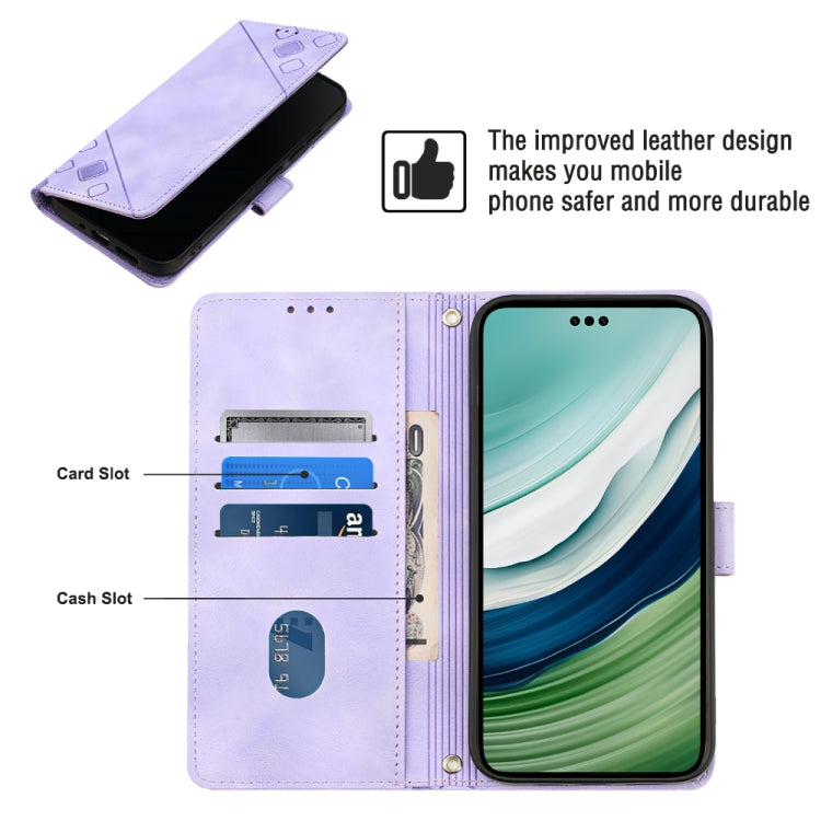 Skin Feel Embossed Leather Phone Case, For Huawei Mate 60 Pro, For Huawei P60 Art, For Huawei P60 / P60 Pro, For Huawei Enjoy 50 Pro / Nova Y90, For Huawei Nova 9 SE, For Huawei Nova 9 Pro, For Huawei Nova 9, For Huawei Nova 8i