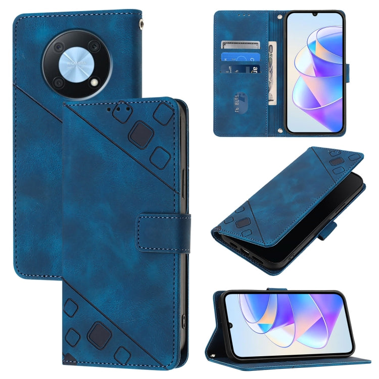 Skin Feel Embossed Leather Phone Case, For Huawei Mate 60 Pro, For Huawei P60 Art, For Huawei P60 / P60 Pro, For Huawei Enjoy 50 Pro / Nova Y90, For Huawei Nova 9 SE, For Huawei Nova 9 Pro, For Huawei Nova 9, For Huawei Nova 8i